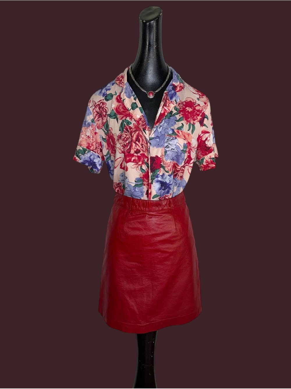 Victoria’s Secret floral short sleeve button down